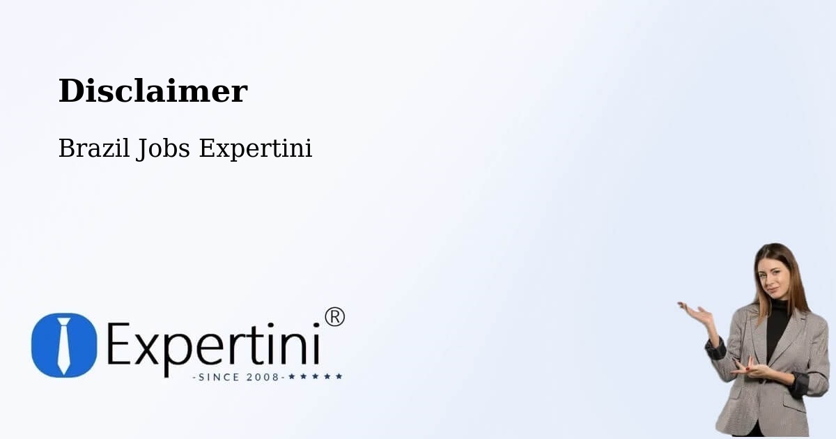Disclaimer – Arês - Brazil Jobs Expertini